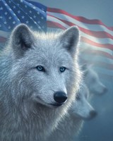 Arctic Wolves America Fine Art Print