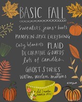 Basic Fall Fine Art Print