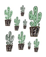 Cactus Collage Fine Art Print