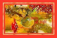 Merry and Bright II Fine Art Print