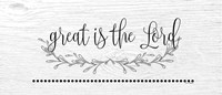 Great is the Lord Fine Art Print