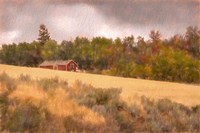 Autumn Barn Fine Art Print