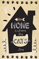 Home is Where the Cats Are Fine Art Print