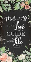 Let Love Guide Your Life Fine Art Print