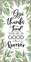 Give Thanks to the Lord Fine Art Print