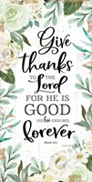 Give Thanks to the Lord Fine Art Print