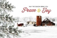 Peace and Joy Barn Fine Art Print