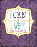 I Can and I Will Fine Art Print