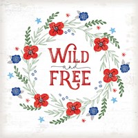 Wild and Free Framed Print