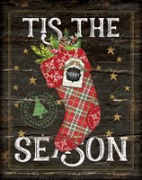 Tis the Season Stocking Fine Art Print