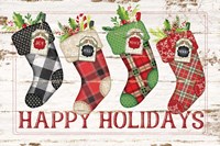 Happy Stockings Fine Art Print