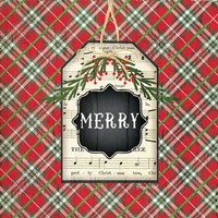 Merry Christmas Plaid Framed Print