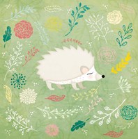 Woodland Hedgehog Fine Art Print