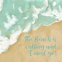 The Beach is Calling Fine Art Print