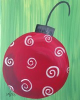 Red Ornament Fine Art Print