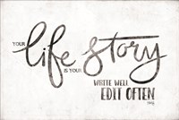 Life Story Fine Art Print