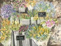 The French Flower Market Fine Art Print