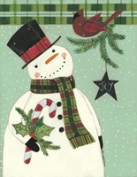 Joy Snowman Fine Art Print