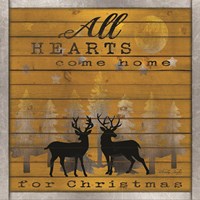 All Hearts Come Home for Christmas Fine Art Print