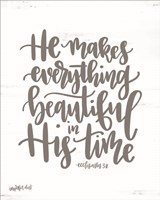 His Time Fine Art Print