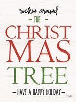 Rocking Around the Christmas Tree Fine Art Print