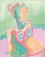 Sunbather Series:  Raspberry Sorbet Gaze Fine Art Print