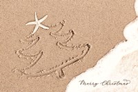 Beach Christmas Fine Art Print