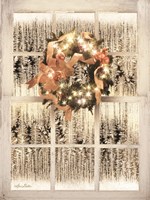 Frosted Pane Window View Fine Art Print