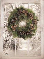 Pine Tree Window View Fine Art Print