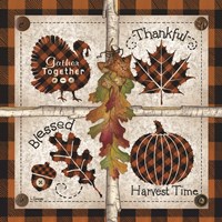 Autumn Four Square Harvest Time Fine Art Print
