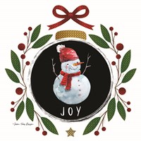 Joy Christmas Ornament Fine Art Print