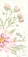 Floral Be Kind Fine Art Print