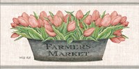 Farmer's Market Blush Tulips Fine Art Print