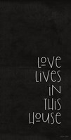Love Lives in This House Fine Art Print