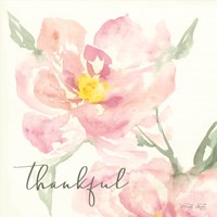 Floral Thankful Fine Art Print