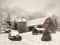 Farmhouse Christmas Fine Art Print