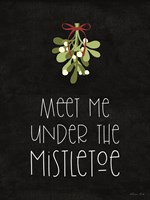 Meet Me Under the Mistletoe Fine Art Print