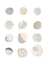 Geometric Collage III Neutral Fine Art Print