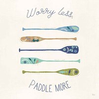 Otomi Lake VII Paddles Fine Art Print