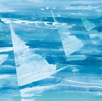 Summer Sail II Blue Fine Art Print