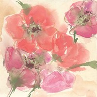 Coral Blooms I Fine Art Print