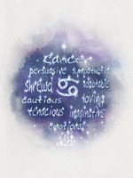 Starlight Astology Cancer Fine Art Print