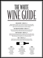 White Wine Guide Fine Art Print