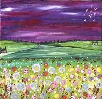 Happy Flowers In Scotland Fine Art Print