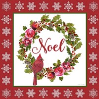 Noel Wreath Fine Art Print