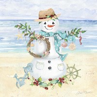 Coastal Christmas F Fine Art Print