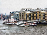 Butler's Wharf Area London Fine Art Print