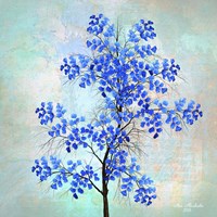 Blue Leaves Fine Art Print