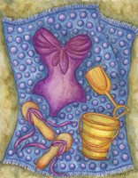 Bathing Suit With Sand Pail Fine Art Print