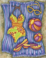 Bathing Suits With Balls Fine Art Print